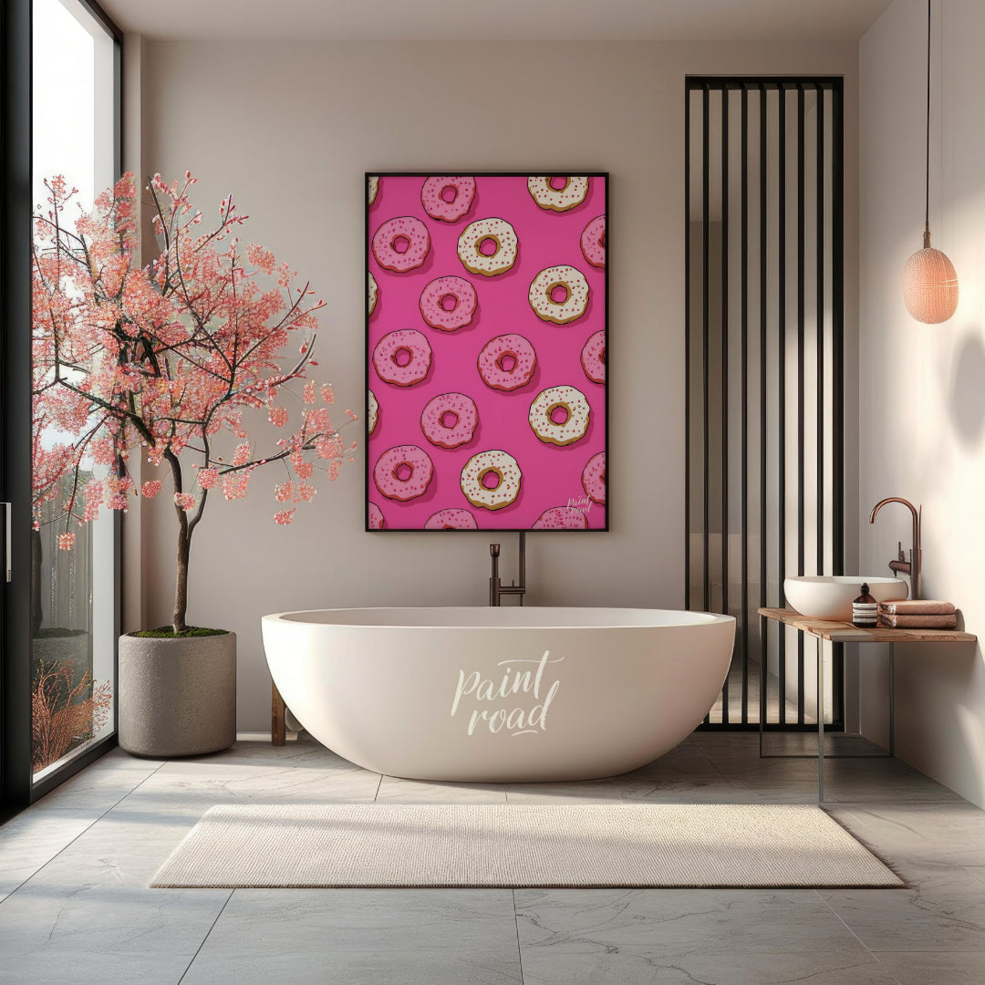 Pink Donut Pattern