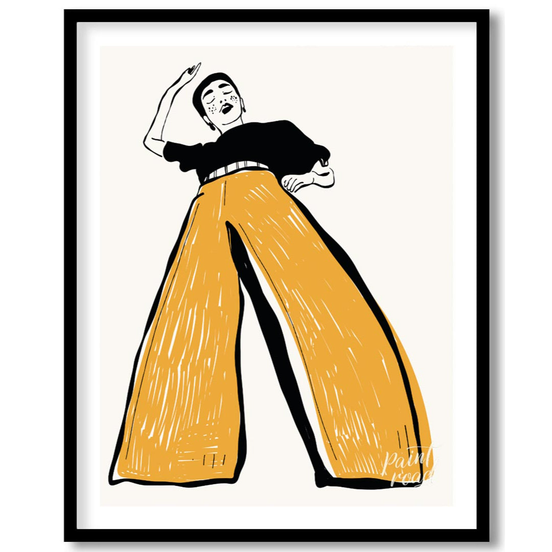 Wide Pants Figure