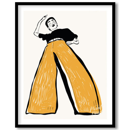 Wide Pants Figure