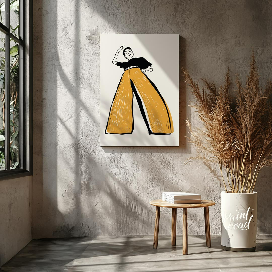 Wide Pants Figure