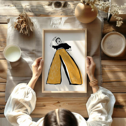 Wide Pants Figure