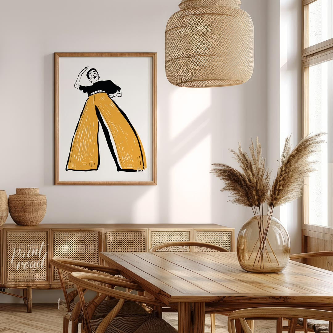 Wide Pants Figure