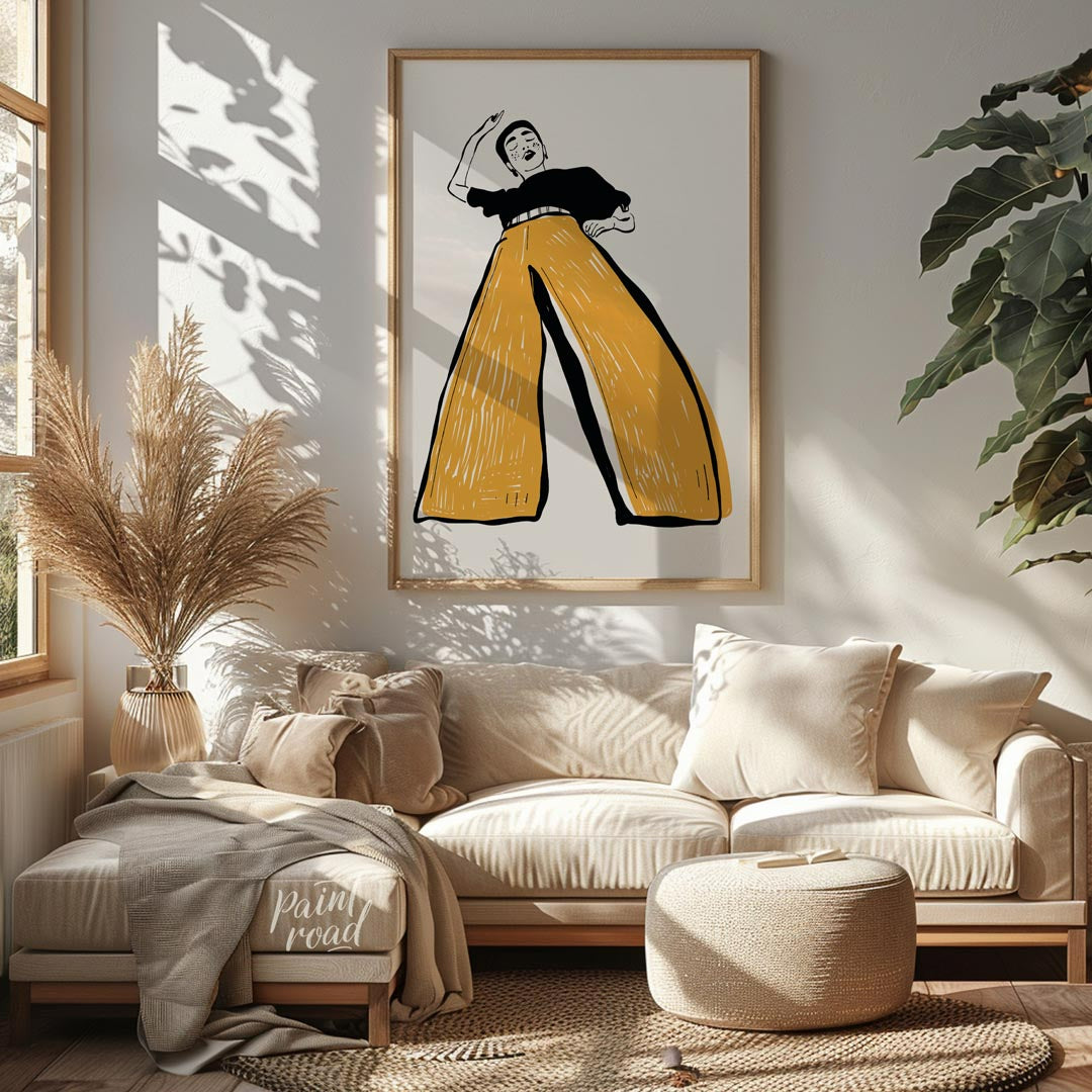 Wide Pants Figure