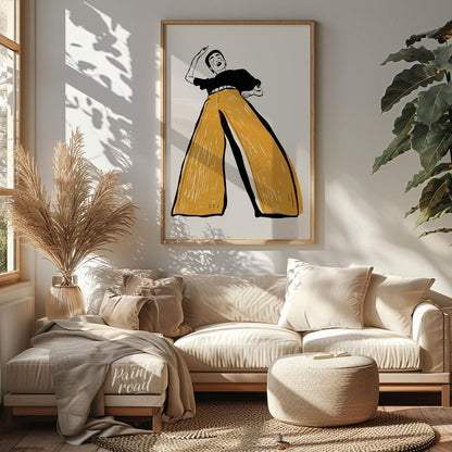Wide Pants Figure