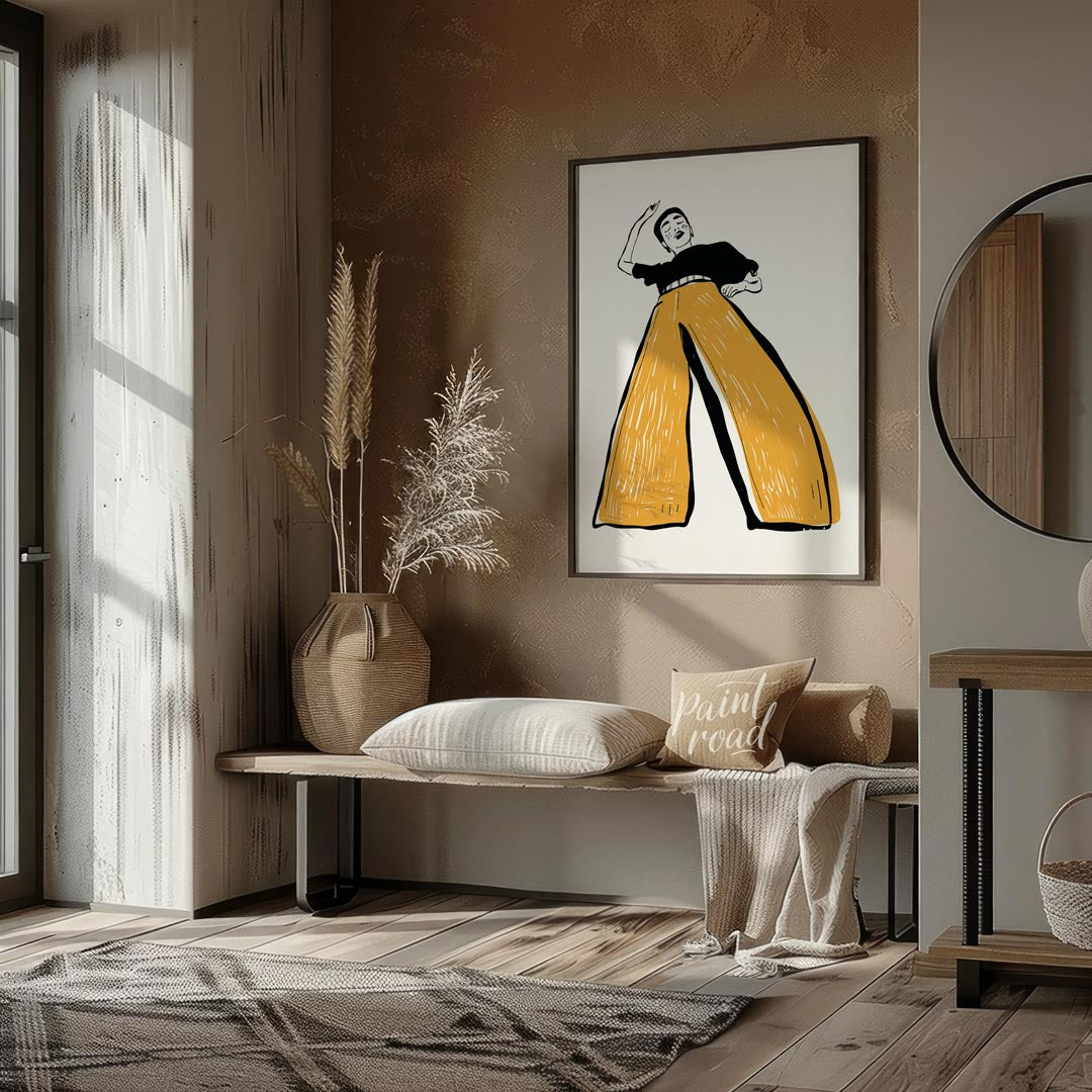 Wide Pants Figure