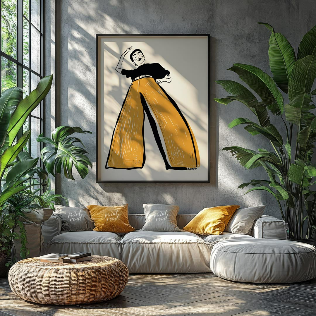 Wide Pants Figure
