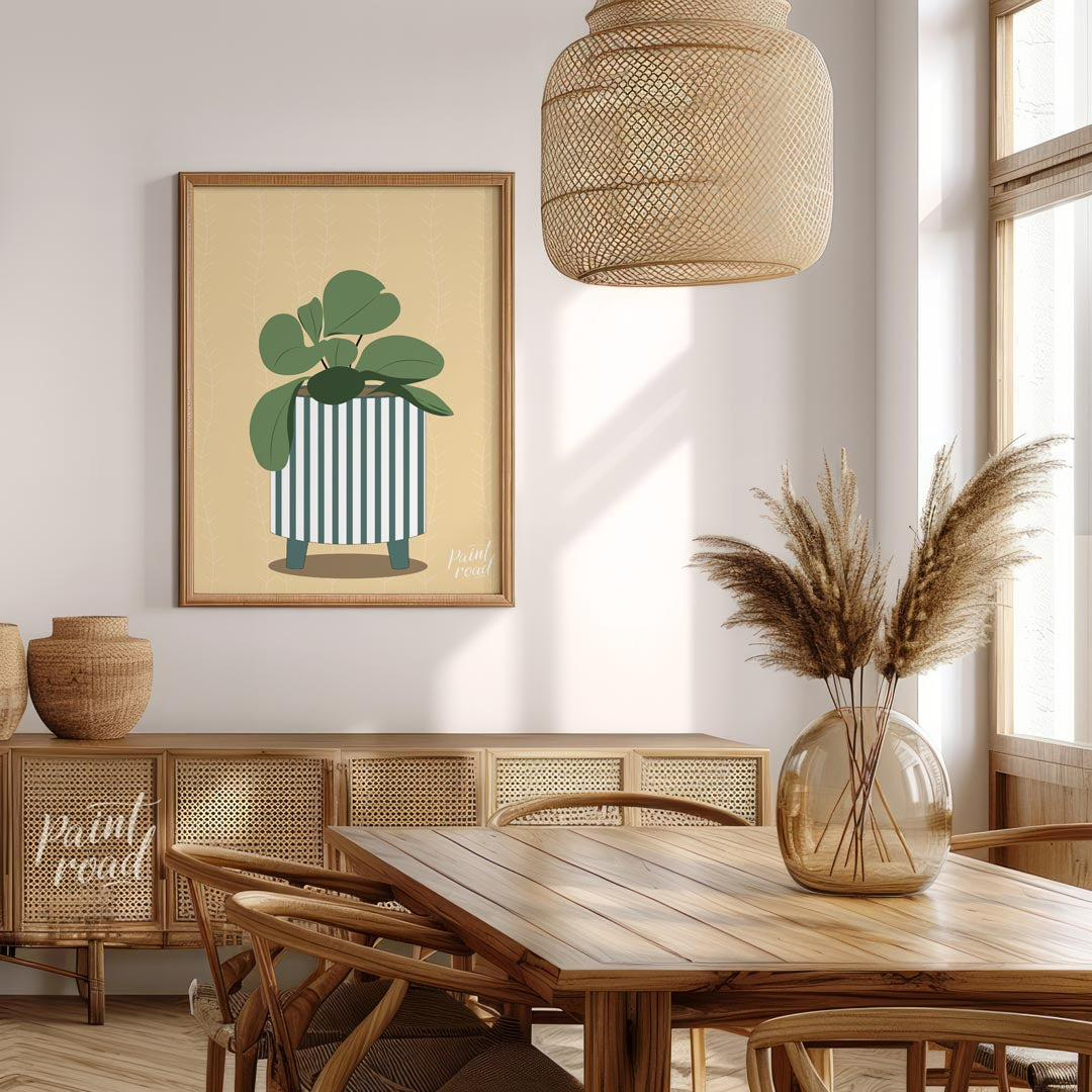Striped Pot Money Plant