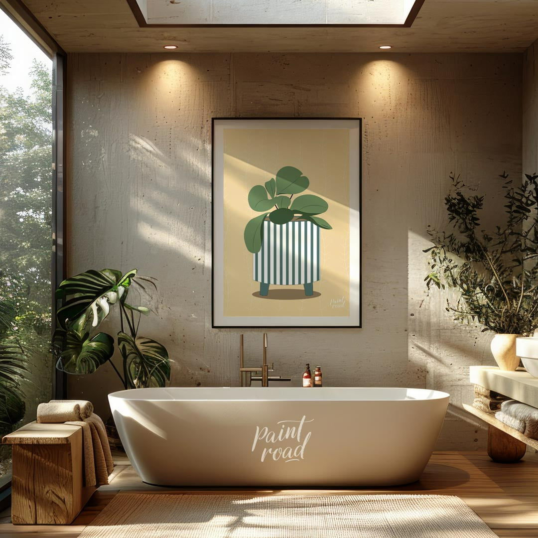 Striped Pot Money Plant