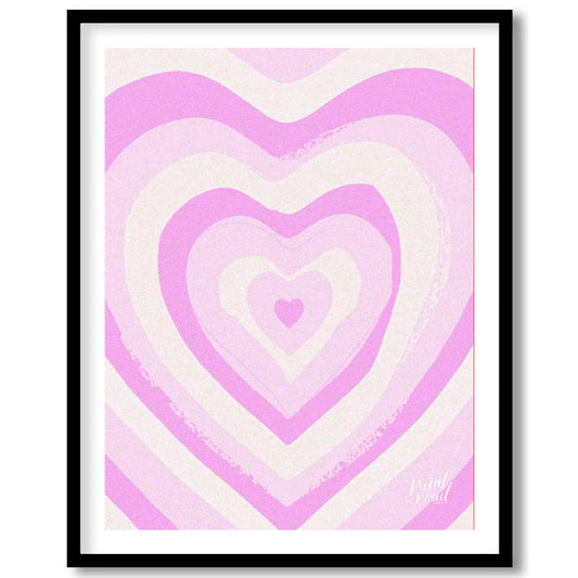 Pink Heart Swirl