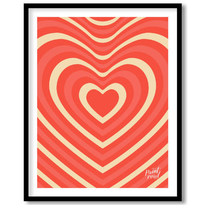 Retro Heart Wave