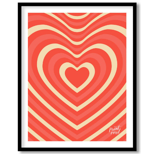 Retro Heart Wave