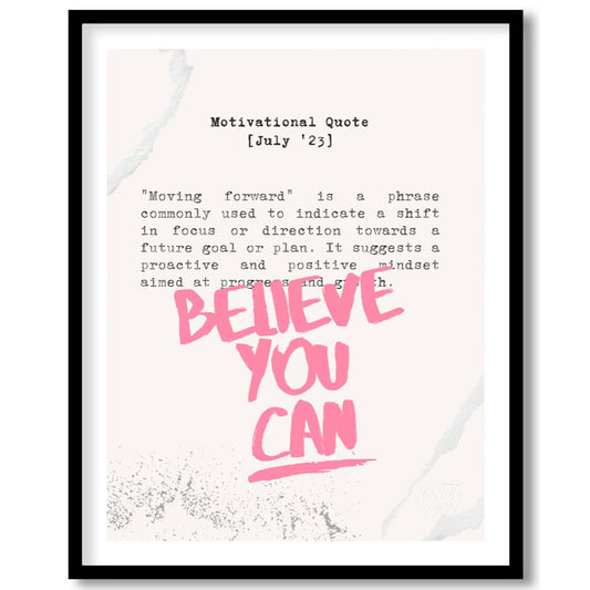 Believe You Can