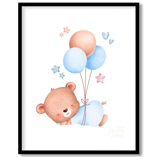 Sleeping Bear in Balloonland