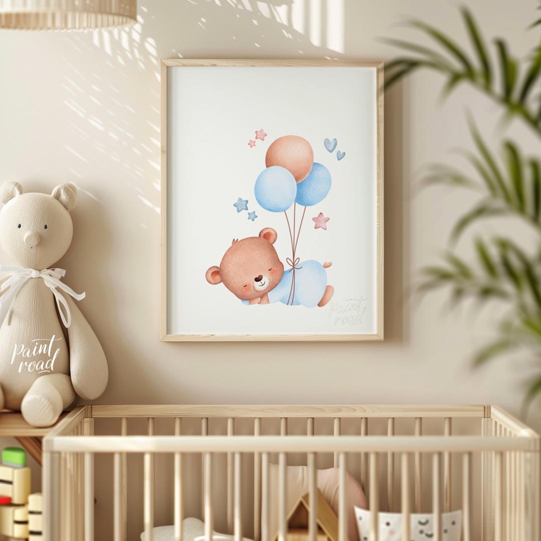 Sleeping Bear in Balloonland