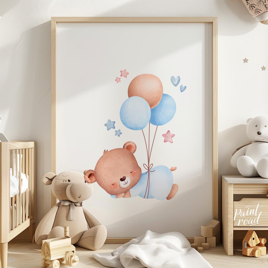Sleeping Bear in Balloonland