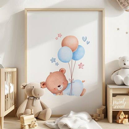 Sleeping Bear in Balloonland