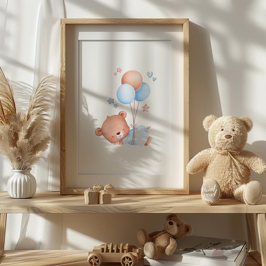 Sleeping Bear in Balloonland