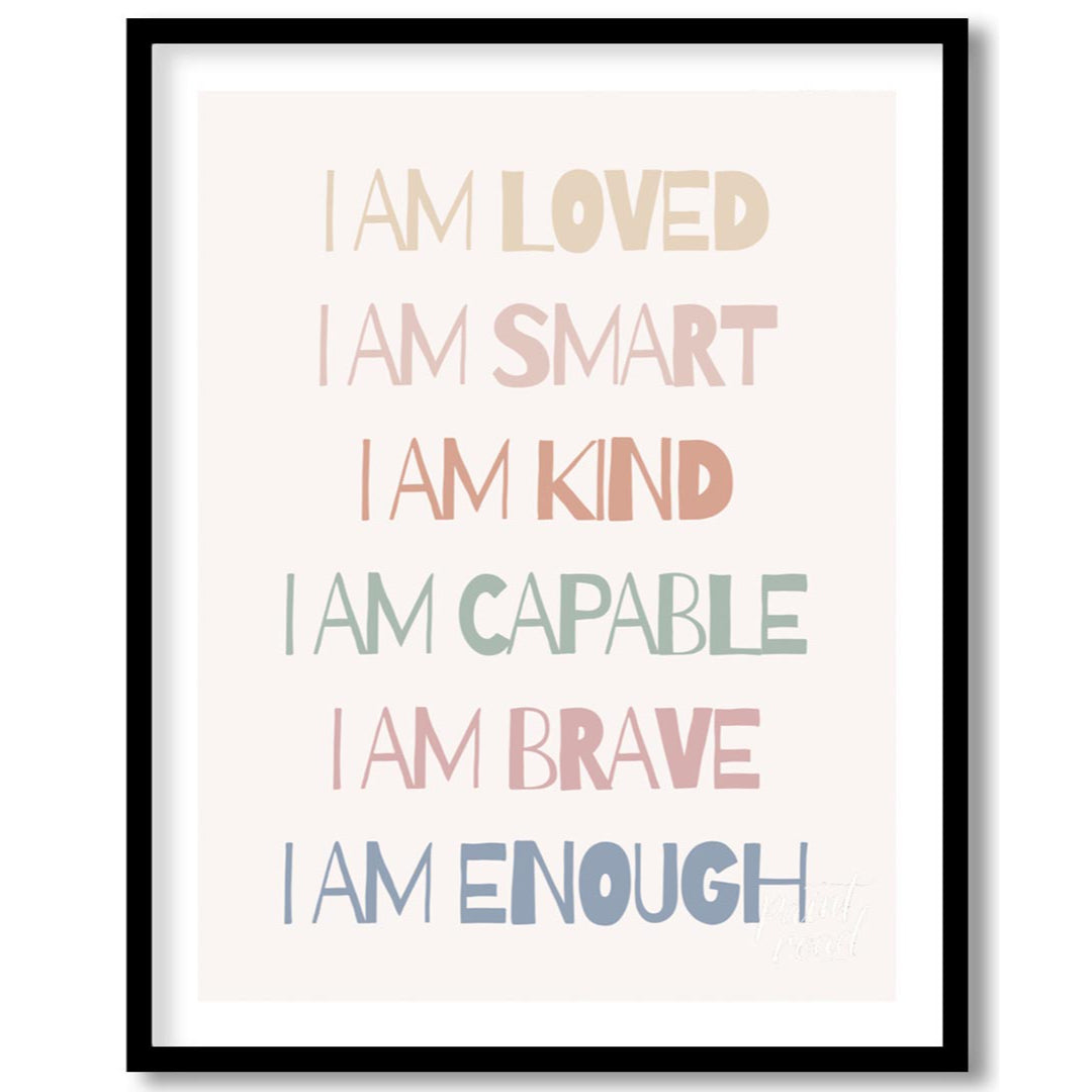I Am Affirmation Poster