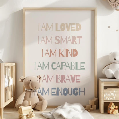 I Am Affirmation Poster