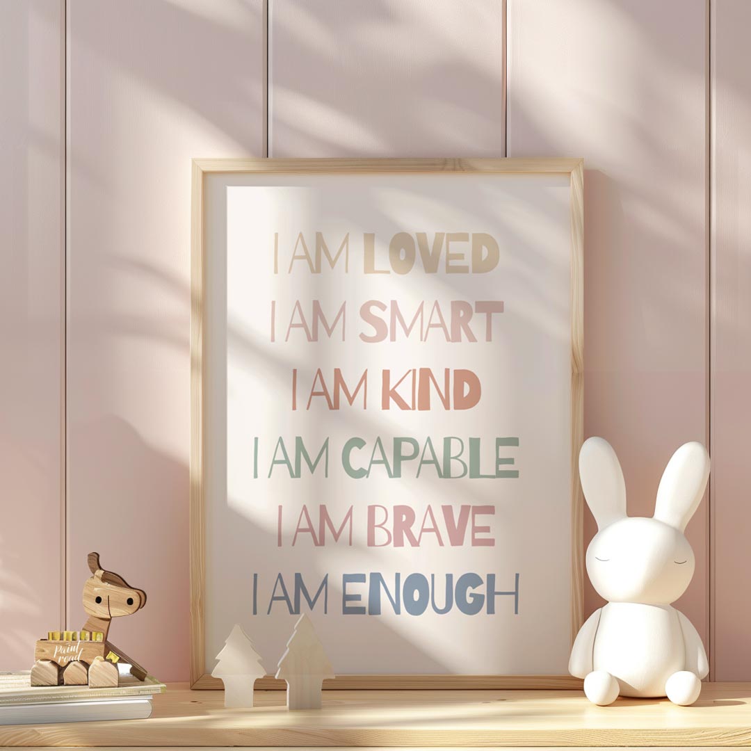 I Am Affirmation Poster