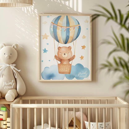 Starry Sky Balloon Bear