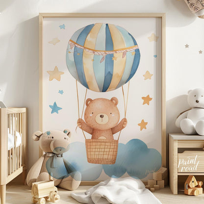 Starry Sky Balloon Bear
