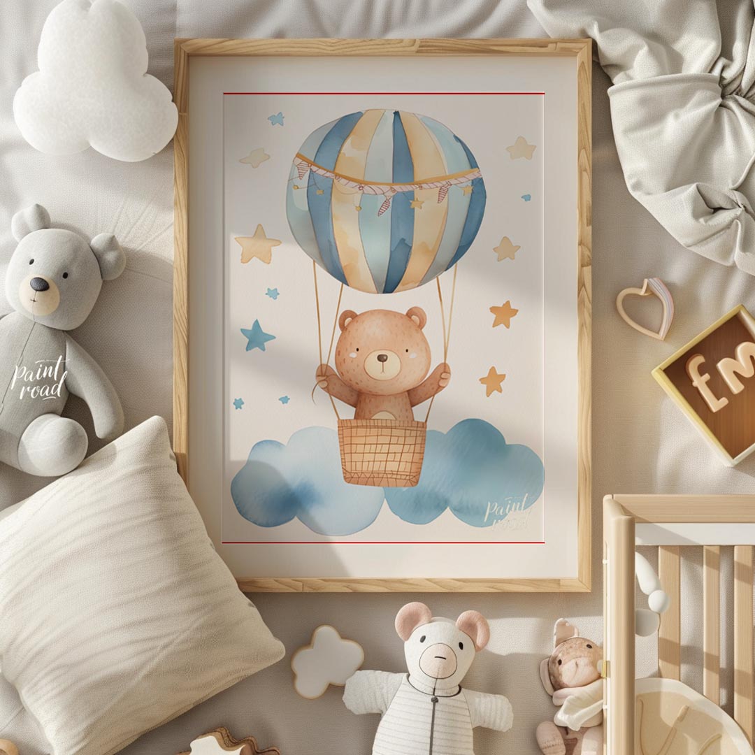 Starry Sky Balloon Bear