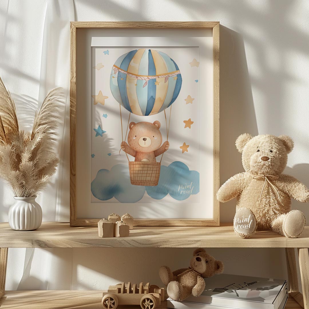 Starry Sky Balloon Bear