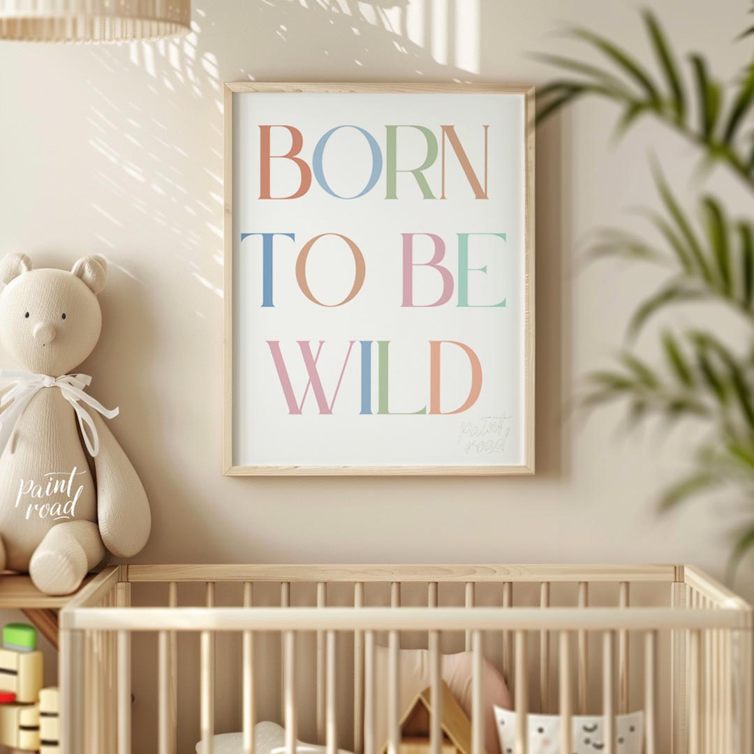 Born to Be Wild Typography