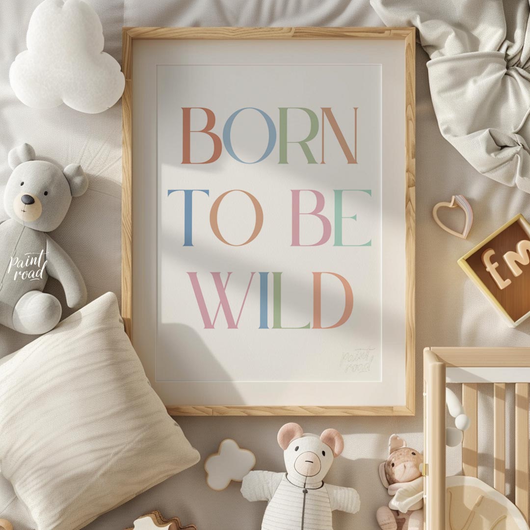 Born to Be Wild Typography