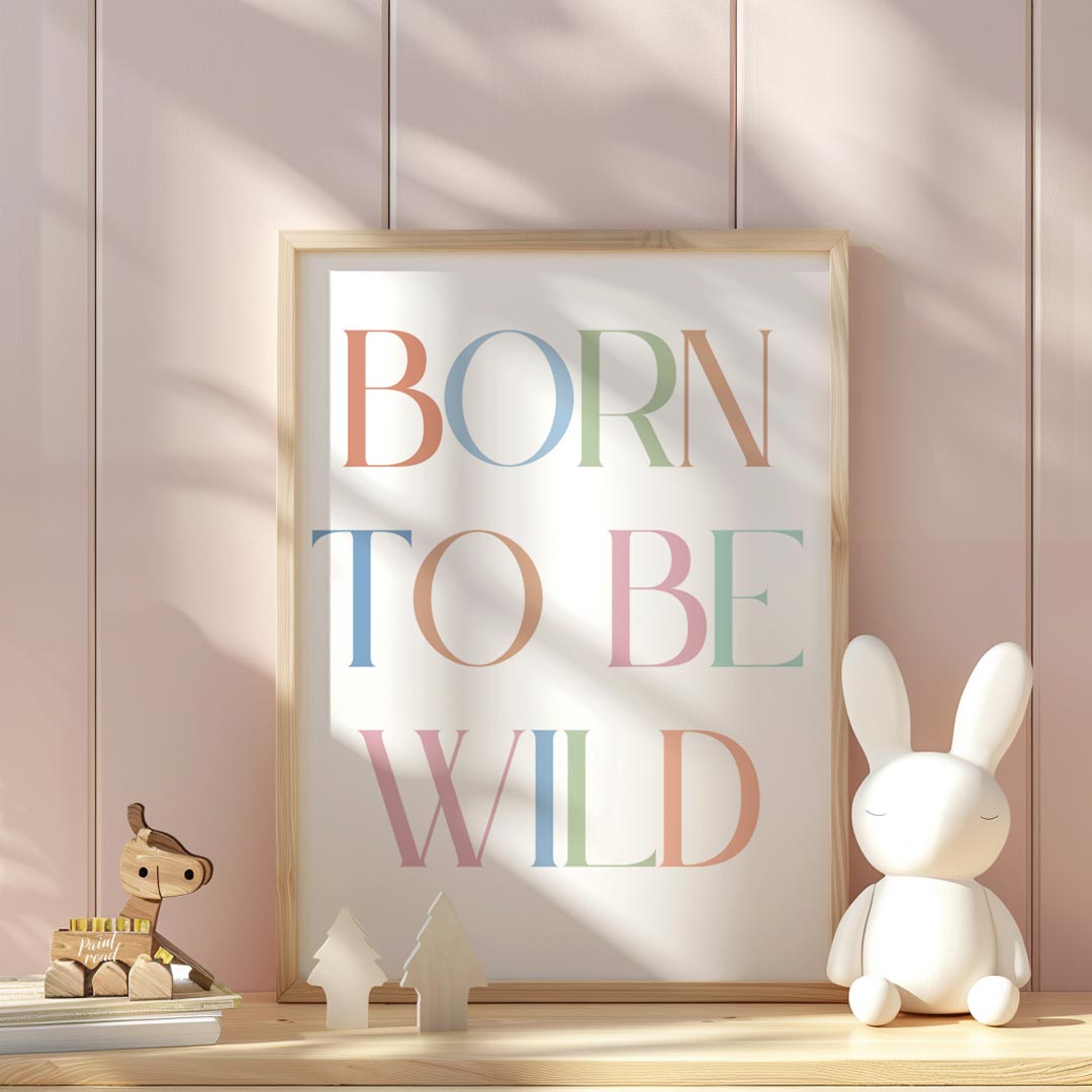 Born to Be Wild Typography