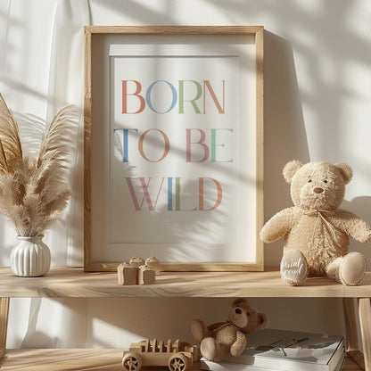 Born to Be Wild Typography