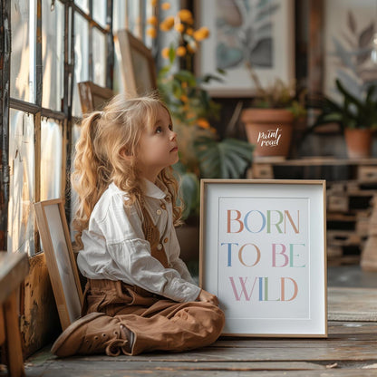 Born to Be Wild Typography
