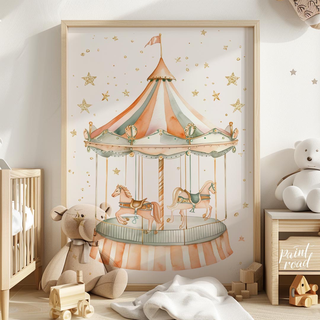 Golden Carousel Whimsy