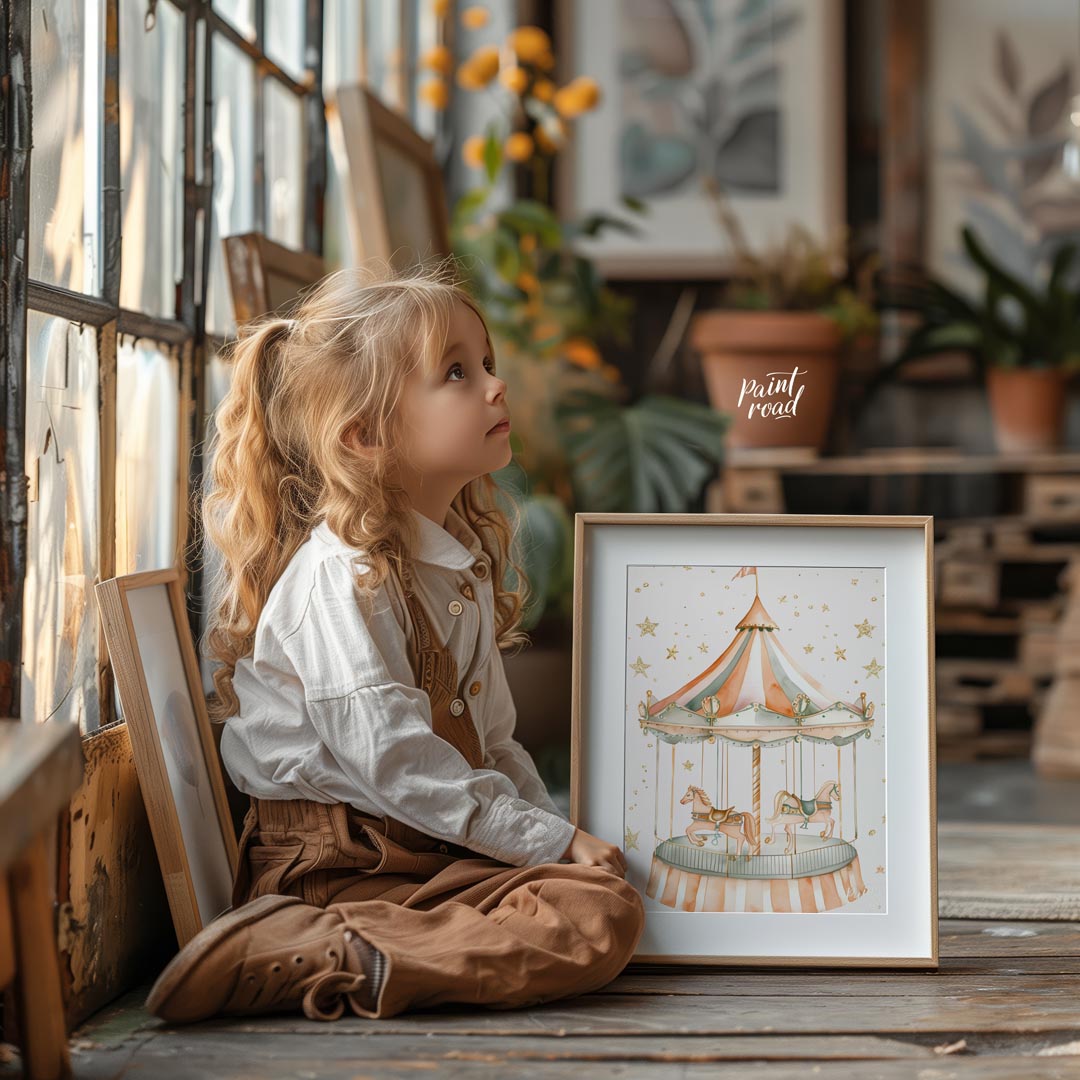 Golden Carousel Whimsy