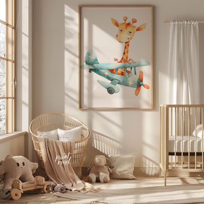 Flying High with Giraffe