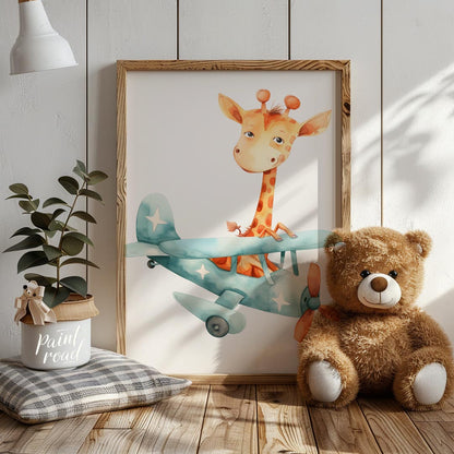 Flying High with Giraffe