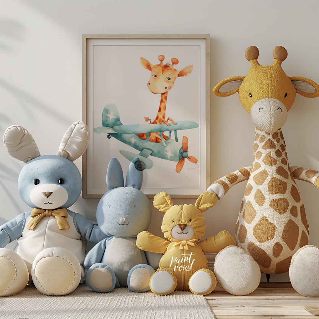 Flying High with Giraffe