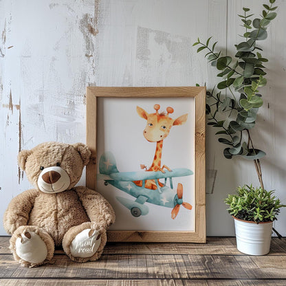 Flying High with Giraffe