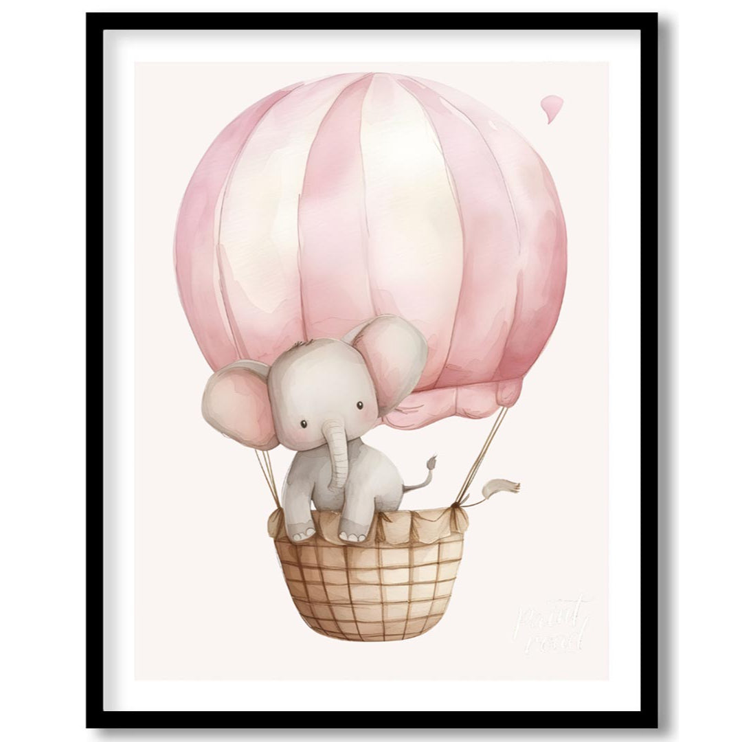 Elephant in Hot Air Balloon