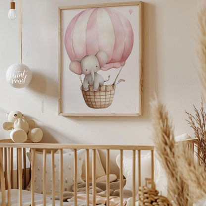 Elephant in Hot Air Balloon