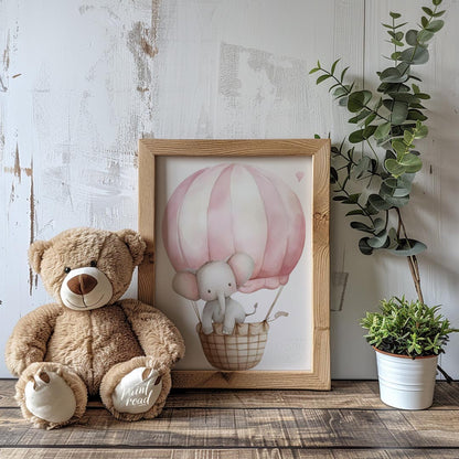 Elephant in Hot Air Balloon