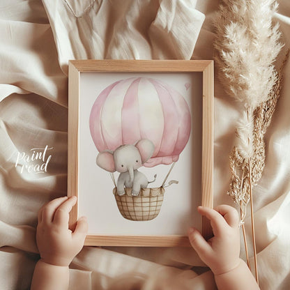 Elephant in Hot Air Balloon