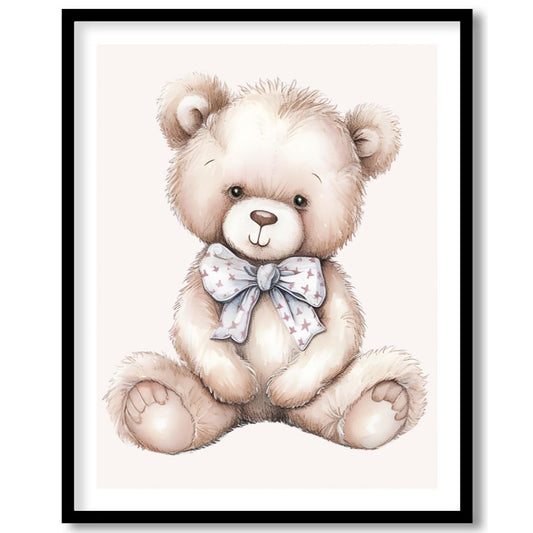 Classic Teddy Bear with Bow