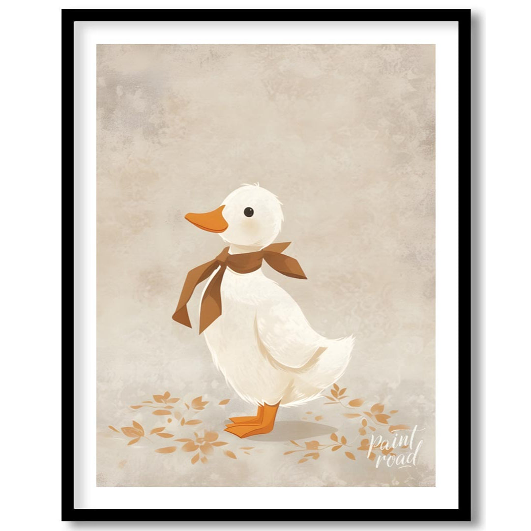 Duckling with Brown Scarf