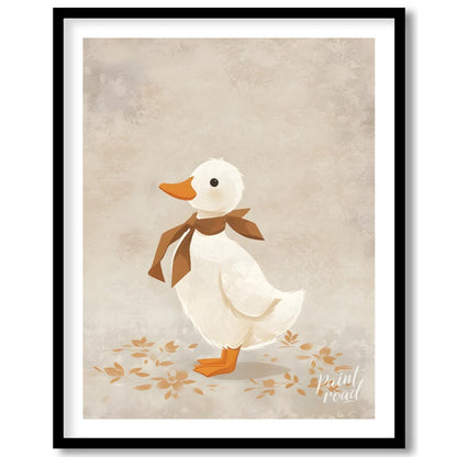 Duckling with Brown Scarf