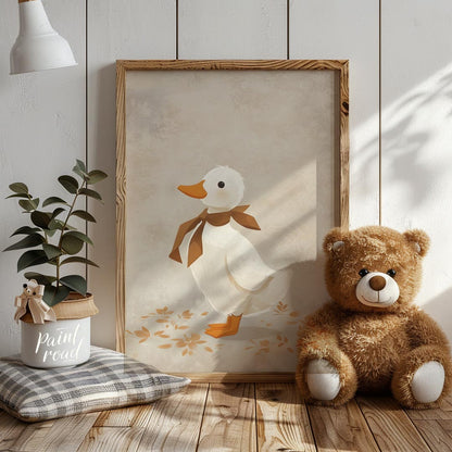 Duckling with Brown Scarf