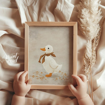Duckling with Brown Scarf