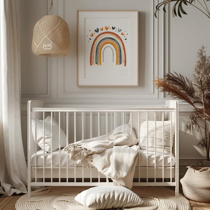 Boho Rainbow with Hearts