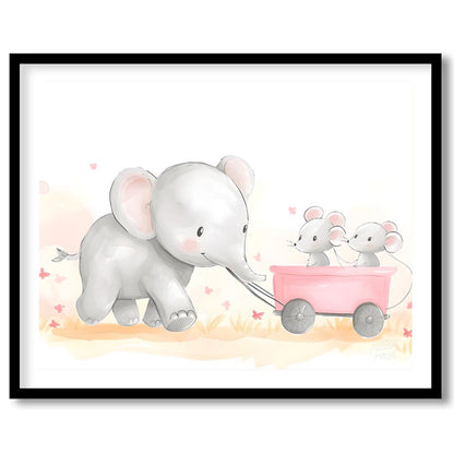 Elephant and Mouse Wagon Ride